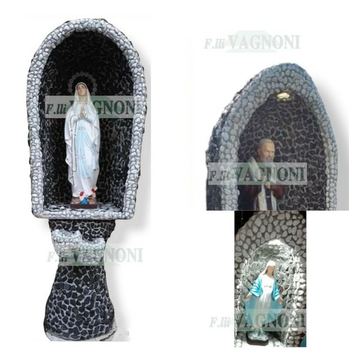 Colonna con nicchia grotta con