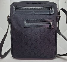 GUCCI - BORSA TRACOLLA NERA - GG