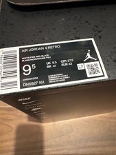Taglia 9,5 - Jordan 4 Retro