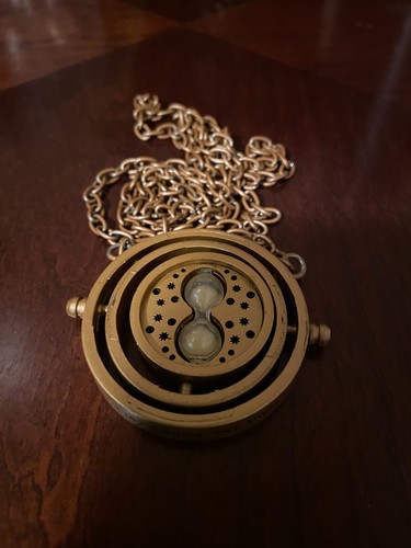 Collana clessidra girevole - collana, a