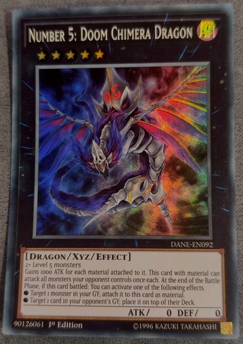 Numero 5 drago - yu-gi-oh!,