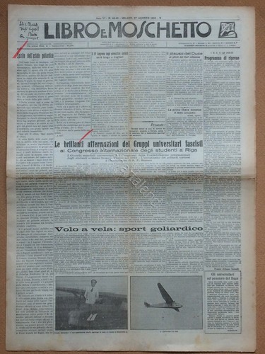 Giornale libro moschetto - libro, e