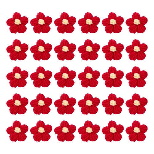 30pcs fiori uncinetto 45x45mm - fiori,