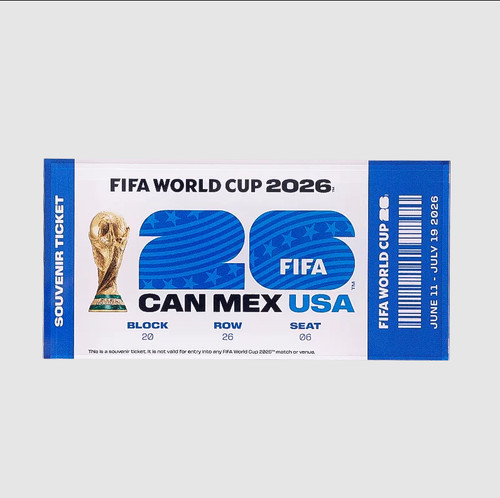 Biglietto coppa del - mondo, fifa