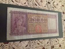 Banconota 500 Lire Ornata