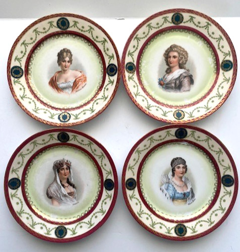 Antico set piatti - set, 4