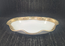 limoges ciotolina ovale decoro oro zecchino cm 13 x 9,5