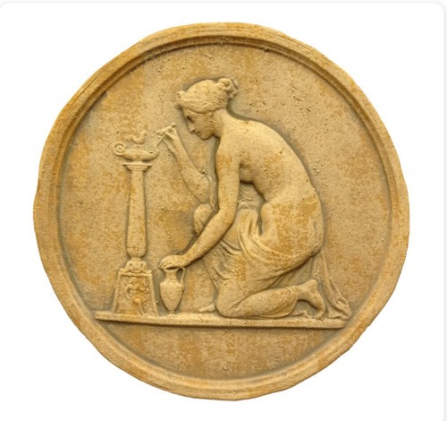 Bassorilievo musa terracotta - musa,