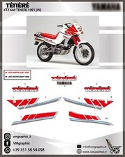 Adesivi XTZ 660 TENERE 3YF 1991-1993 XT 660 grafiche/stickers/decals