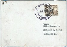 73719 - GERMANIA - STORIA POSTALE - Raro FRANCOBOLLO su CARTOLINA: Sci 1940