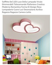 Lampadario con design a cuori