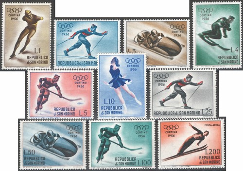 San marino 1955 - olimpiadi, di