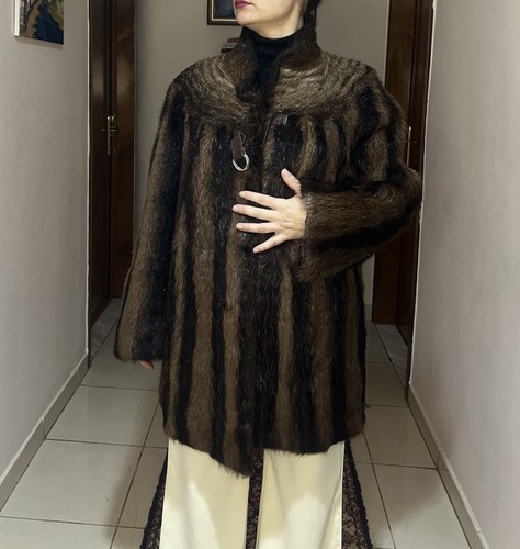 Cappotto pelliccia castoro