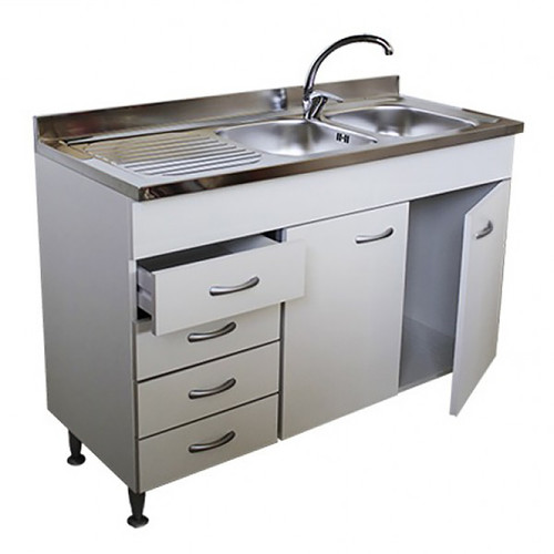 Mobile cucina bianco 120 2 - bianco,