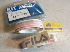 KIT ADESIVI AUTOBIANCHI Y10 FILA - NUOVI - ROSSO BLU - NON COMPLETO