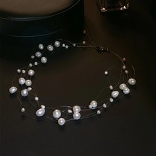 Collana perle artigianali - collana,
