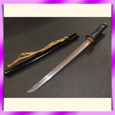 Wakizashi 脇差 “ Mumei” 無銘 Spada Giapponese Vera 41 cm Shirasaya Edo Ema Era Samurai