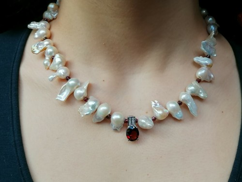 Collana perle barocche - perle,