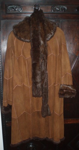 Cappotto montone con - , pelliccia