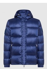 CANADIENS Uomo-Piumino sportivo con cappuccio Mod.Lab22/M-Col. Azzurro brillante