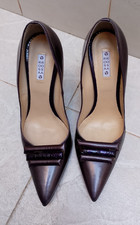 SCARPE DONNA ROSAROSA DECOLLTE' VIOLA NR .39 TACCO 11 NO SCATOLO- ELEGANTISSIME