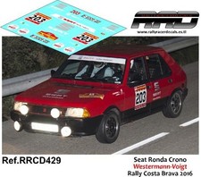 DECAL/CALCA 1/43; Seat Ronda