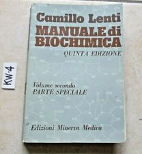 LIBRO MANUALE DI BIOCHIMICA VOL 2 PARTE SPECIALE CAMILLO LENTI ED MINERVA MEDICA