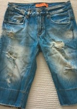 SPLENDIDO  PANTALONE   JEANS con STRAPPI  x  RAGAZZA   USATO Tg 42/28 da FOTO