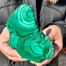 342G  Natural malachite flake