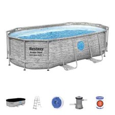 Piscina fuoriterra ovale - fuoriterra,