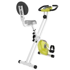 Cyclette Pieghevole da Fitness in Acciaio con Altezza Regolabile a 8 Livelli
