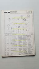 HIRO motore 125 1977 catalogo ricambi originale spare parts list