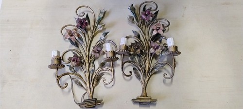 Coppia applique antiche - di, in