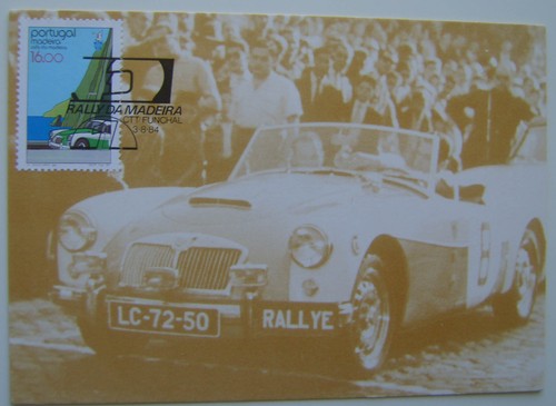 Mga rally postcard - rally, issued