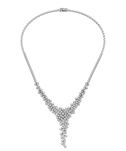 Collana oro bianco 18 - collana,