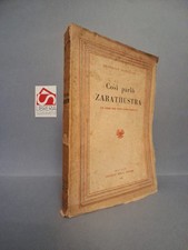 Così parlò Zarathustra: un libro per t... - Nietzsche, Friedrich - Bocca, 1944