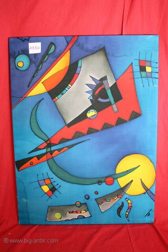 Quadro moderno tessuto seta - moderno, su