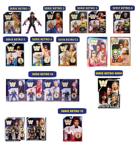 Wwe action figure serie retro - wwe,