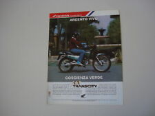 advertising Pubblicità 1992 MOTO HONDA NX 125 TRANSCITY