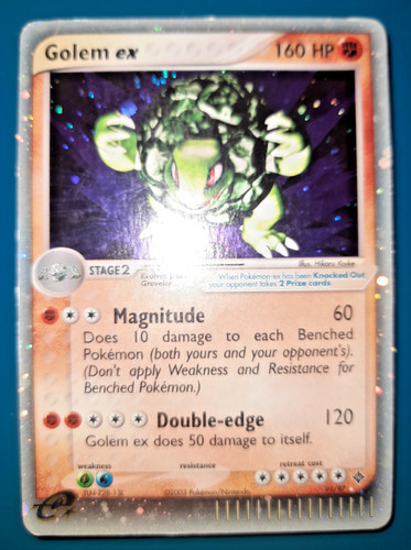 Pokémon golem ex dragon - golem,