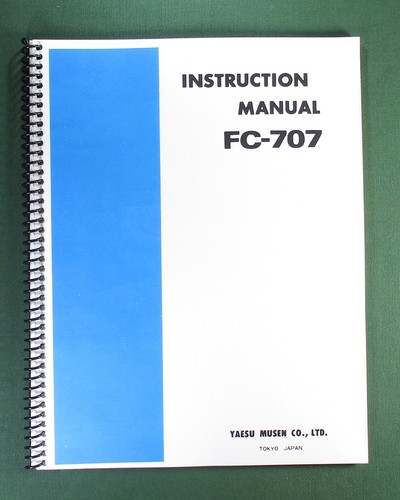 Yaesu 707 manuale - yaesu,
