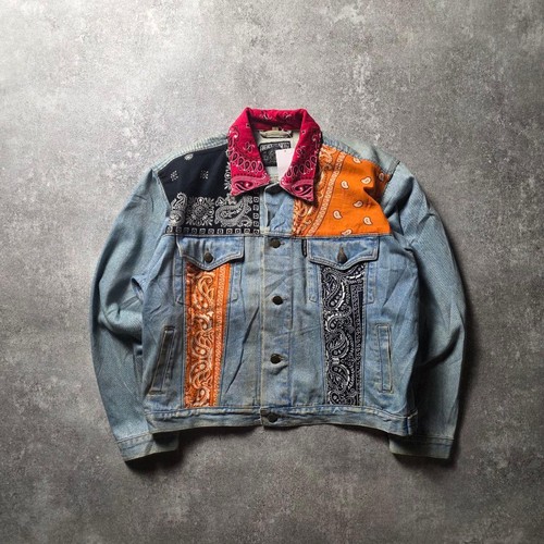 Giacca denim rielaborata circa