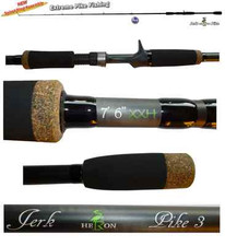 canna heron jerk pike 3 jerk acid casting 7' 6'' xxh 3-9oz pesca spinning luccio