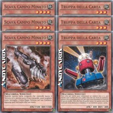 3x SCAVA CAMPO MINATO +3x TRUPPA DELLA CARTA • Comune • SDGR IT015 SDGR IT016