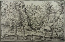 Jost amman xilografia david - amman,