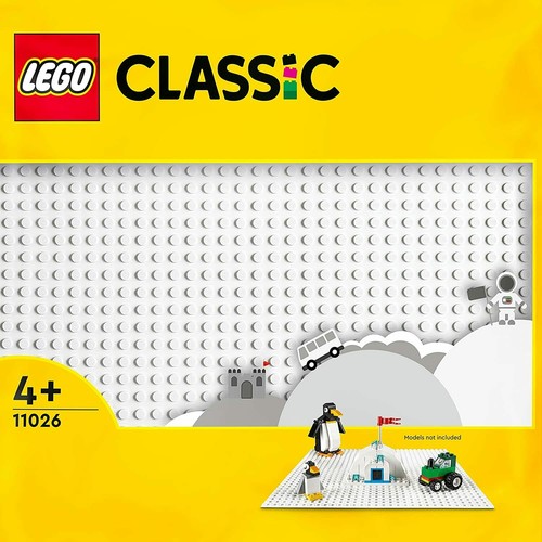 Lego classic base bianca 11026 - bianca,