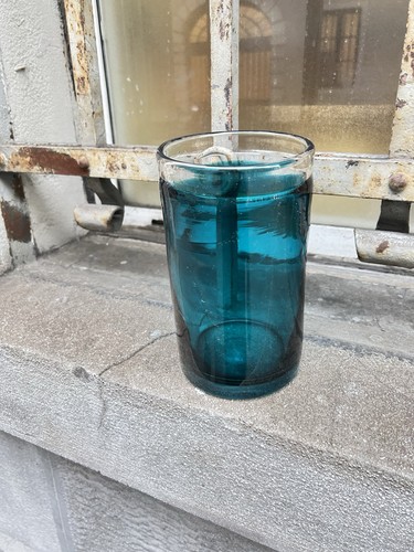 Vaso cilindrico vetro di - vaso, in
