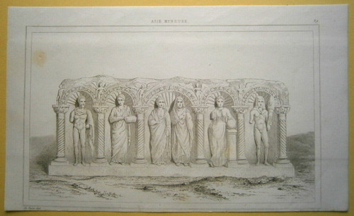 Stampa 1863 sarcofago marmo - 1863,