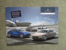 Listino prezzi Maserati Range
