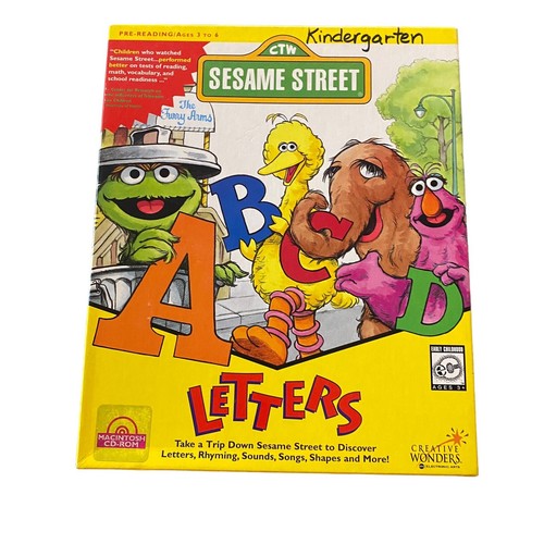 Sesame street lettere - lettere, mcintosh